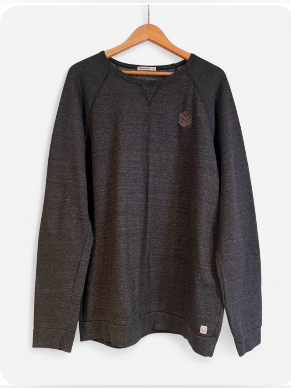 Marine Layer Men’s Sweatshirt XL Crew Neck Pullover Fleece Soft Cozy Casual Gray